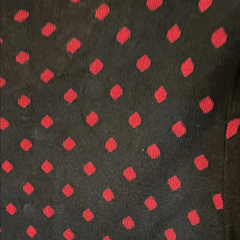 Tommy Bahama Black and Red Polka Dot Cardigan - Picture 4 of 4